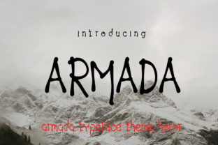 Armada Font: A Bold Choice for Handmade Creations
