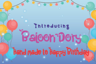 Baloon Dory: A Playful Font for Handmade Creativity