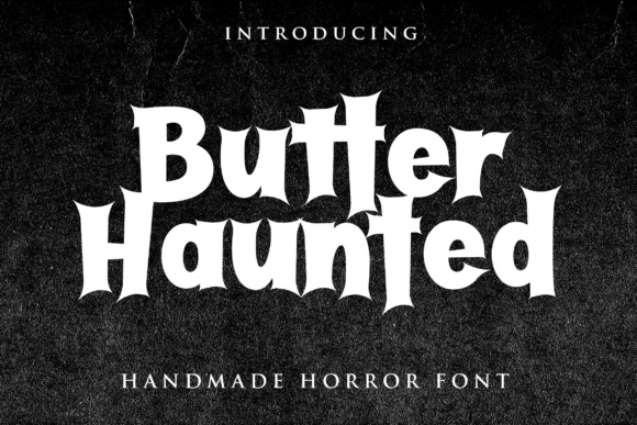 Butter Haunted: A Designer's Take on a Display Font