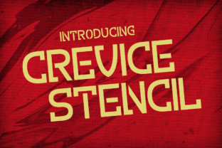 Crevice Stencil: A Polished Font for Small Business Branding