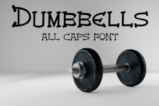 EP Dumbbells: A Stylish Display Font for Editorial Projects