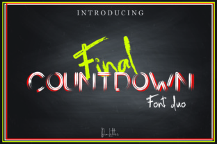 Final Countdown: A Designer's Take on a Bold Display Font