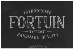Fortuin: A Handwritten Font for Editorial Design