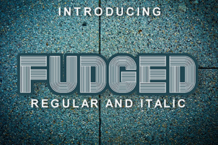 Fudged Font for Handmade Creations