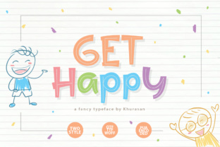 Get Happy: A Versatile Display Font for Creative Crafters