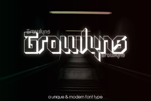 Growlyns: A Modern Display Font for Web Design