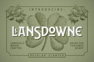 Lansdowne Font Review: Vintage Charm for Modern Branding
