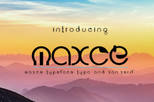 Maxce: A Display Font for Bold Brand Communication
