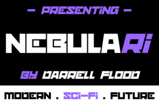 Nebulari: A Modern Typeface for Editorial Design