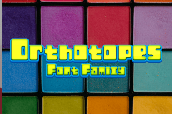 Orthotopes Family: A Sci-Fi Inspired Font for Modern Editorial Design