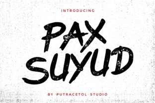 Pax Suyud: A Hand-Drawn Font for Editorial Elegance