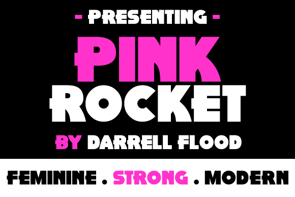 Pink Rocket Font for Bold Branding