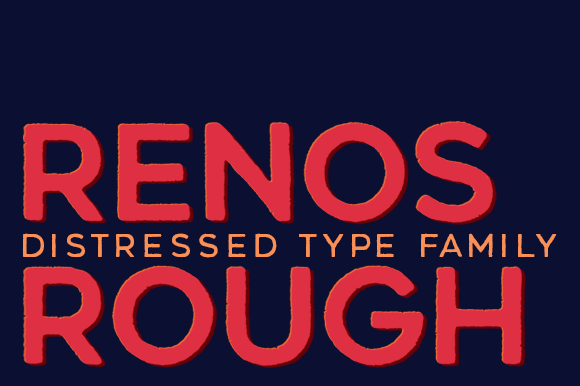 Renos Rough: A Bold Display Font for Impactful Branding