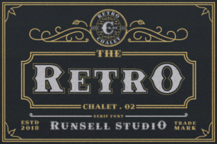 Retro Chalet: A Font That Brings Vintage Charm to Every Project