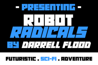Robot Radicals Font for Futuristic Web Design
