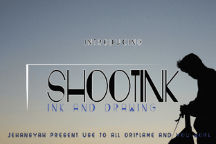 Shootink: A Modern Display Font for Digital Creatives