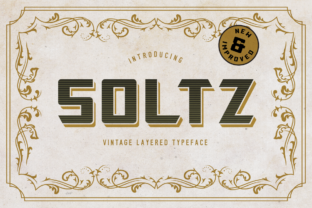 Soltz Font for Vintage-Inspired Campaigns