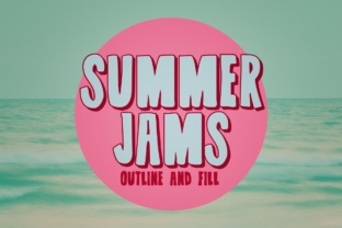 Summer Jams: A Bold Typeface for Vibrant Branding