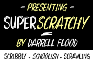 Superscratchy: A Casual Font That Elevates Branding