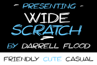 Widescratch: A Playful Display Font for Web Design
