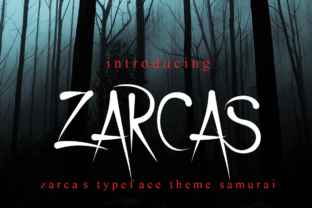 Zarcas: A Horror-Themed Font That Boosts Brand Identity